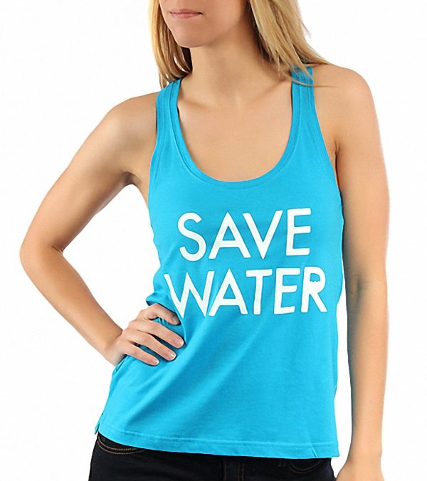 Hurley Girls  H20 Save Water Perfect Tank Top For Sale - Image 3