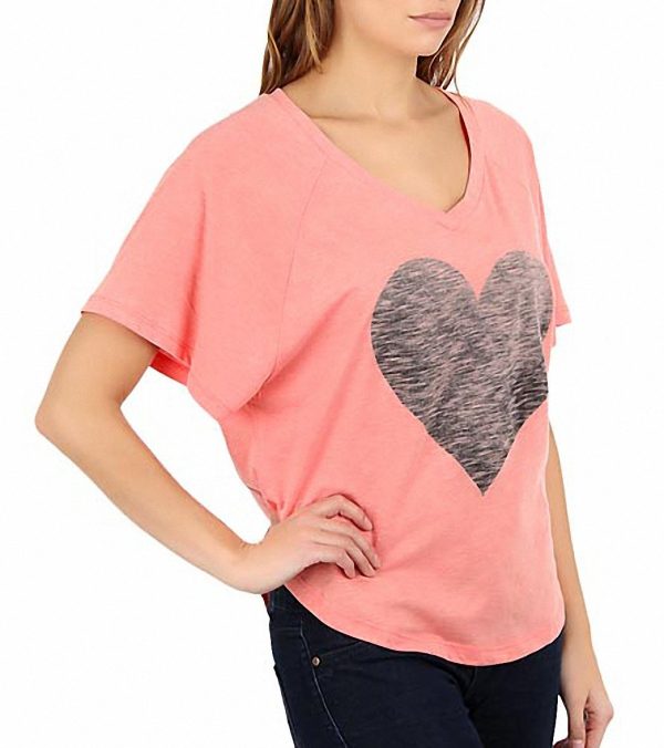 Billabong Women s Heart You And Me S S Tee Online Sale - Image 3