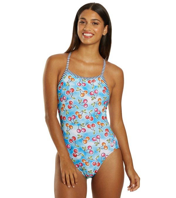Dolfin Women s V-2 Back One Piece Swimsuit For Discount