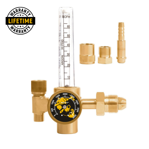 WELDMONGER® Single Output Argon Regulator Flowmeter Discount
