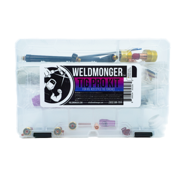 Weldmonger® TIG PRO Kit for #9 and #20 Style Torches (Furick Cup CK Worldwide Genuine Parts) Online Sale